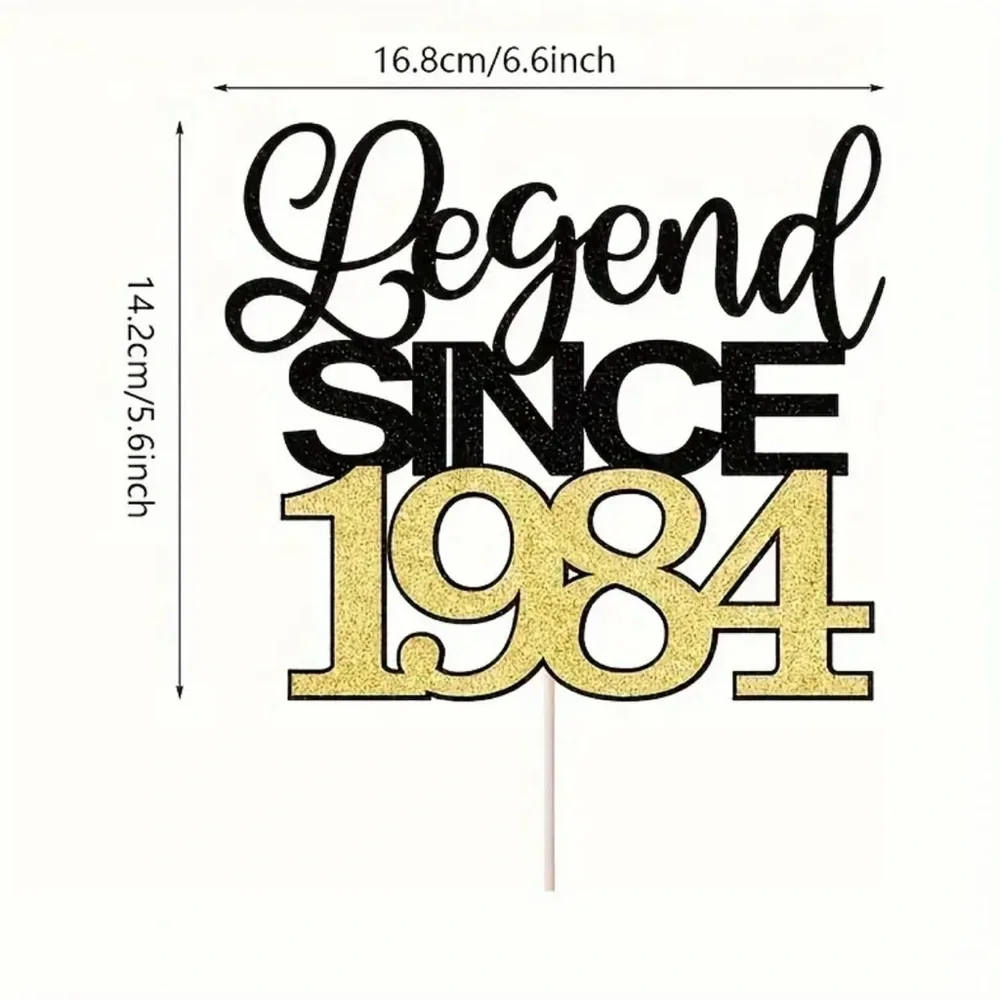Cake Topper Legend Since 1984